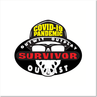 Covid-19 Pandemic Survivor Posters and Art